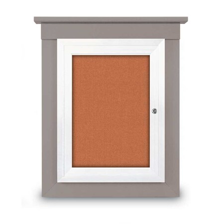 United Visual Products Sliding Glass Enclosed Letterboard, 72"x3, UV9007ACS-WHITE-BURGUN UV9007ACS-WHITE-BURGUN